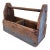 Late 19th Century Painted Pine Farmhouse Trug With Original Blue Paint For Sale