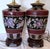 Pair of Vintage Chinoiserie Floral Ginger Jar Style Lamps 1970s For Sale - Image 4 of 11