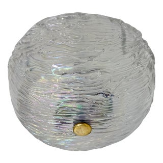 Vintage Murano Glass Ceiling Lamp by Carlo Scarpa for Venini, 1970s For Sale
