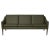 Gold Mr Olsen Three Seater in Walnut and Pickle Green Leather by Warm Nordic For Sale - Image 8 of 8