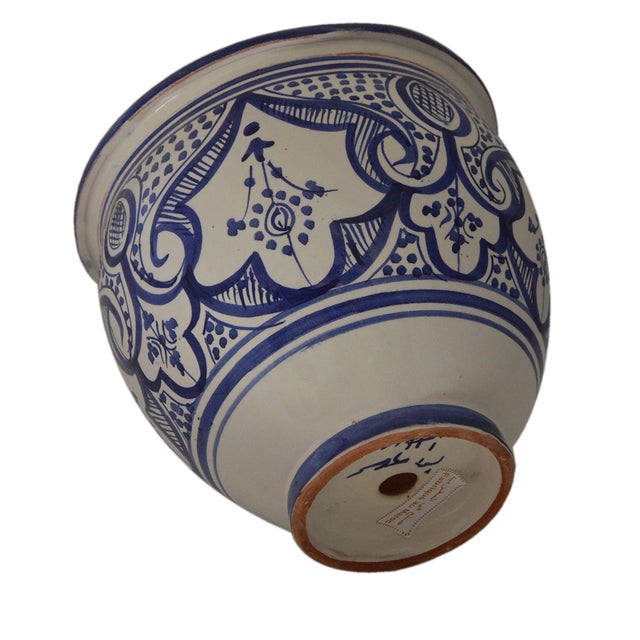 Bring timeless Mediterranean charm to your home or garden with this beautiful vintage ceramic terracotta planter....