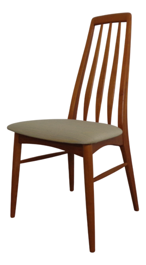 Danish Eva Teak Dining Chair by Niels Koefoed for Koefoeds Hornslet Møbelfabrik, 1960s