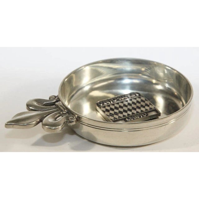 Vintage Collectible Casino Monte Carlo Wine Tester in Pewter For Sale - Image 11 of 13