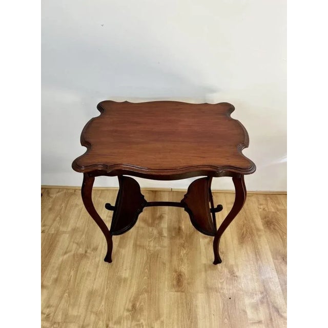 1900 - 1909 Edwardian Mahogany Lamp Table, 1900s For Sale - Image 5 of 7