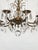 Antique 8 Arm Sweet Sensational Brass Cut Lead Glass Crystal Chandelier For Sale - Image 9 of 15