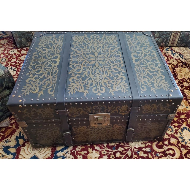 A magnificent, ultra-rare 3-piece set of Frontgate Special Edition Trunk Tables. This exclusive collection pays homage to...