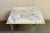 White Vintage Mid Century Modern Marble Table With Chrome Legs For Sale - Image 8 of 11