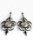 Vintage Mid-Century Modern Black & Gold Atomic Wall Sconces | Pair For Sale - Image 4 of 6