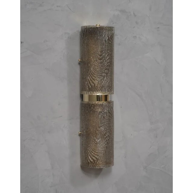 Gold Murano Art Glass and Brass Wall Light, 2000 For Sale - Image 8 of 8