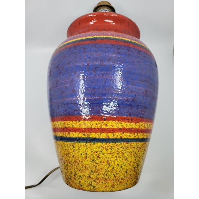 Ceramic Lamp by Hubert Olivier, France, 1980 For Sale - Image 14 of 17