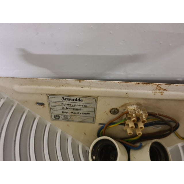 Metal Egisti 38 Wall Sconce by Angelo Mangiarotti for Artemide, 1980s For Sale - Image 7 of 15