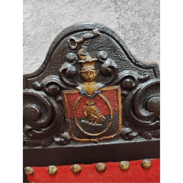 Set of Four 19th Century/Early 20th Century Spanish Jacobean-Style Gothic Revival Chairs For Sale - Image 10 of 12