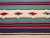 Blue Vintage American Southwestern Kilim, Handwoven Wool, Stripe Pattern, Ivory & Green, 4’ X 8’ For Sale - Image 8 of 12
