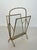 1940s Faux bamboo bronze and brass magazine rack by Maison Baguès For Sale - Image 12 of 12