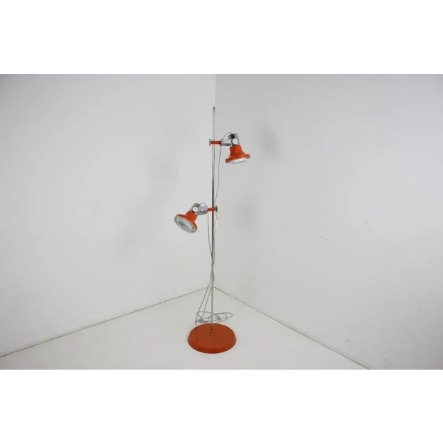 Adjustable Floor Lamp attributed to Pavel Grus for Kamenicky Senov, 1970s For Sale - Image 3 of 12