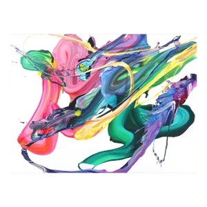 Av_825 - Colorful Textured Contemporary Abstract Painting on Canvas Original Artwork by Alex Voinea