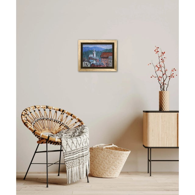 2020s "Virginia City Nevada" Contemporary Landscape Oil Painting For Sale - Image 5 of 12