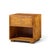 Brown Henredon Campaign Mid Century Oak and Brass Nightstands - Pair For Sale - Image 8 of 12
