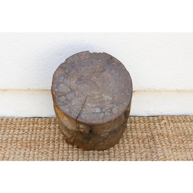 Wood Antique Yoruba Ceremonial Pedestal Stool For Sale - Image 7 of 9