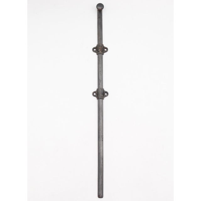 Traditional Vintage 18 In. Steel Surface Door Bolt For Sale - Image 3 of 7