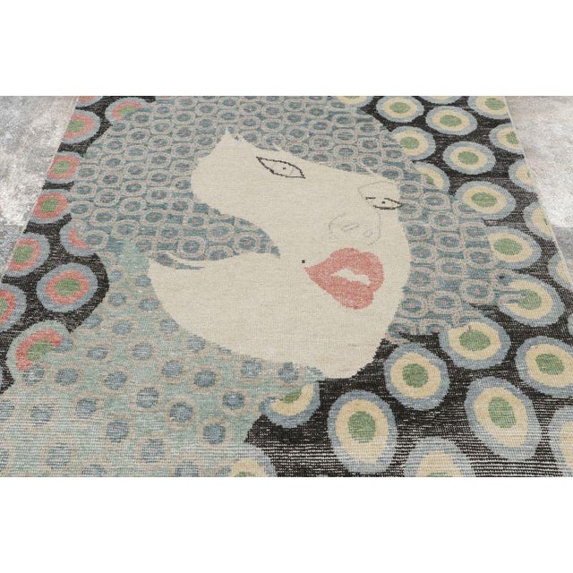 This 5x8 rug is a bold new addition to the Modern Collection by Rug & Kilim. Hand-knotted in wool, it recaptures classic...
