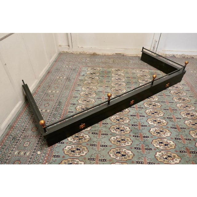 Large Cast Iron Fender, 1960s For Sale - Image 4 of 9