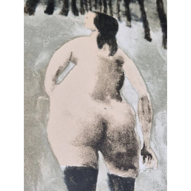 Framed 1963 "Profane and Sacred Love" by Federico Castellón W/ Time Capsule Back For Sale - Image 10 of 12
