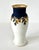 Early 20th Century Blue White and Gold Gilt German Porcelain Art Nouveau Vase Signed Ruth De Courcy For Sale In Cincinnati - Image 6 of 12