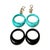 Bold, sculptural, and unmistakably on-trend, these 14K yellow gold door knocker earrings make a striking statement....