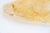 Clear and Golden Murano Glass Flush Mount with Brass Base from Sylcom Lighting, 1990s For Sale - Image 17 of 18
