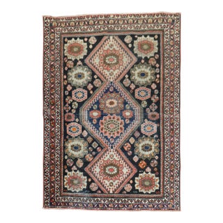 Vintage Traditional Mahal Rug - 3'5" x 4'9" For Sale