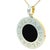 Metal 1990s Bulgari Reversible Onyx and Mother-of-Pearl 18k Gold Pendant For Sale - Image 7 of 10