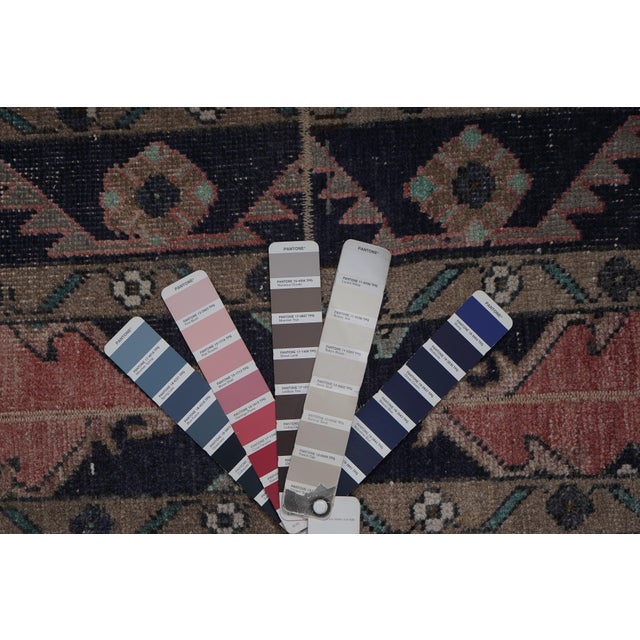 Turkish Hand Knotted Vintage Long Runner Rug - Stair Carpet 1'8'' X 22'3'' For Sale - Image 11 of 11