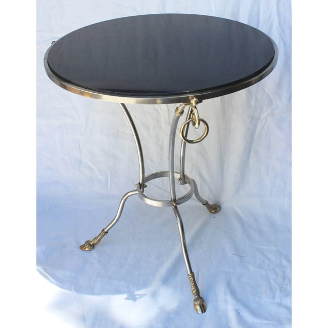 Mid-Century Modern Mid 20th Century Jansen Style Round Table For Sale - Image 3 of 9