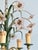Italian Pink Glass Floral Chandelier with Gilt Tole Leaves from Banci Firenze, 1970s For Sale - Image 15 of 16