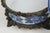 Vintage Maitland-Smith Blue and White Porcelain Box With Brass Hand Painted Floral Details For Sale - Image 11 of 13