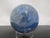 Abstract Large 8lb Lapis Lazuli Quartz Crystal Earth Ball Sphere With Stand For Sale - Image 3 of 7