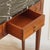 Brown Louis XVI Walnut Console Table with Black Marble Top and Brass Fittings For Sale - Image 8 of 12