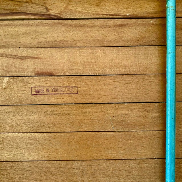 Vintage Wood Folding Chairs, Made in Yugoslavia For Sale - Image 4 of 12