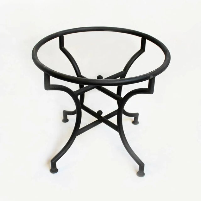 Traditional Round Mosaic Tile Side Table For Sale - Image 4 of 4