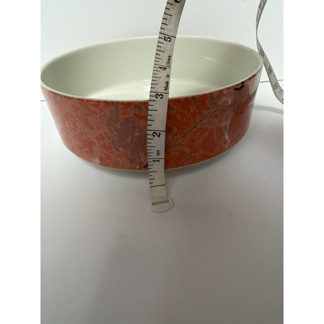 Villeroy & Boch 1990s Villeroy & Boch Siena Vitro-Porcelaine 9-Inch Round Vegetable Serving Bowl For Sale - Image 4 of 6