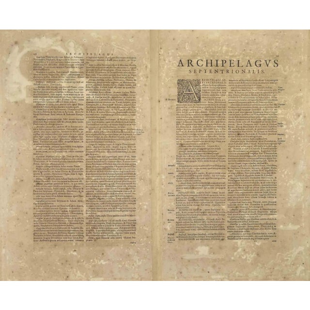 Archipelagus Septentrionalis is an ancient map realized in 1650 by Johannes Janssonius (1588-1664). Good conditions. from...
