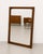 Brown Mid Century Modern Walnut Mirror, 1960s — Scandinavian Design, For Sale - Image 8 of 10