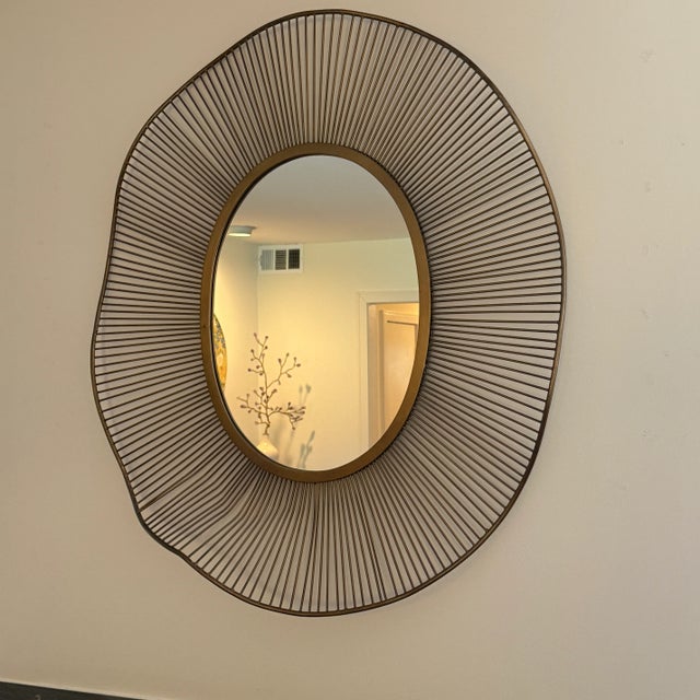 Arteriors Home Arteriors Oval Olympia Mirror For Sale - Image 4 of 10