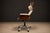 Cream Carlo Fongaro - Tall Dinamarquesa Swivel Chair in Rosewood & Chenille, 1960s For Sale - Image 8 of 18