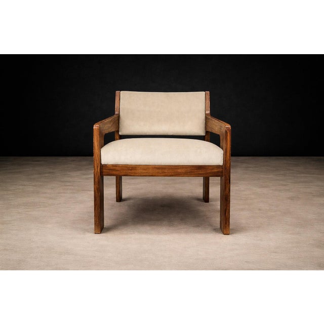 Brazilian Modern Armchair in Caviuna wood & Wool, Jorge Zalszupin, 1960s - 608A For Sale - Image 11 of 16