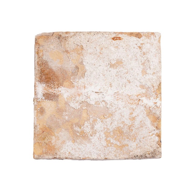 Traditional Delft Faience Tile With Tulips in an Urn, C. 1600's For Sale - Image 3 of 3