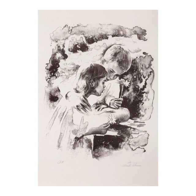 Picking Flowers, Sandu Liberman For Sale