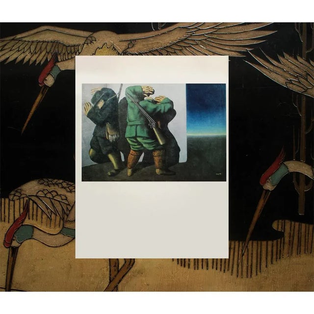 René Magritte 1972 After Rene Magritte "The Hunters on the Edge of Night", First Edition Photogravure For Sale - Image 4 of 7