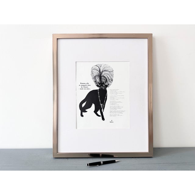 A full page of rare vintage advertisement, published in 1961 in France. This advertisement is highly collectible and...